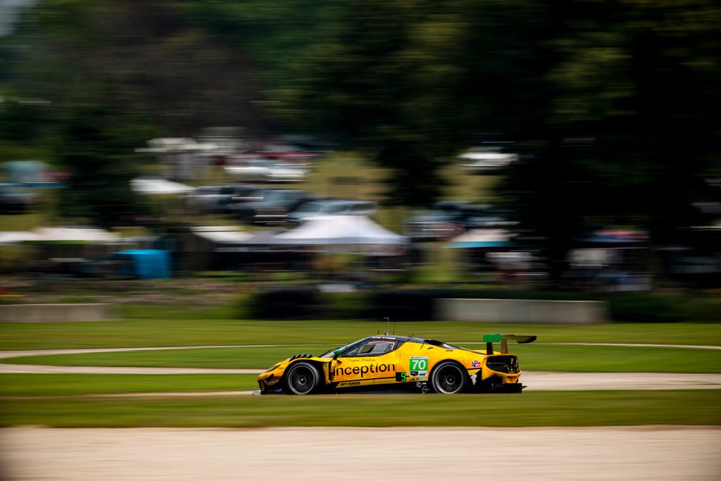 Frederik Schandorff udgik fra IMSA-løb på Road America
(Foto: Inception Racing)